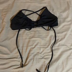 Black bathing suit top